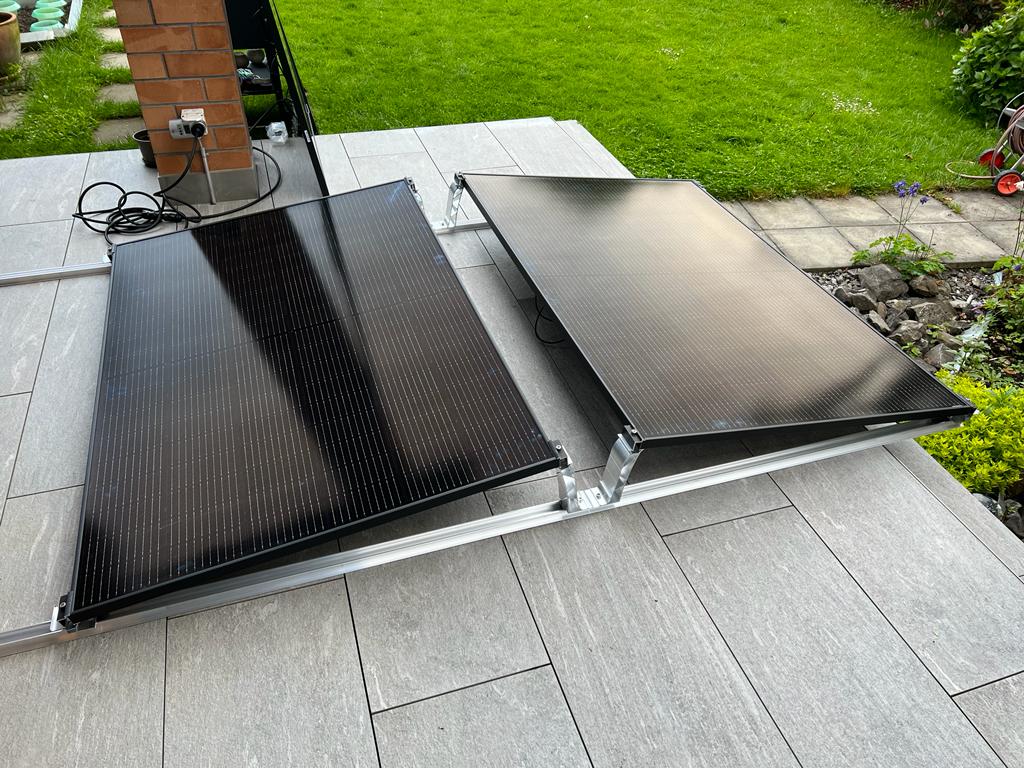 Testsystem im Garten mit K2 D-Dome